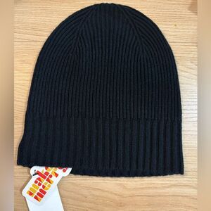 NWT Nordstrom Cashmere Beanie Black